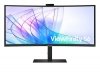 Monitor Samsung 34 cale LS34C652VAUXEN VA 3440x1440 UWQHD 21:9 1xHDMI 1xDP 1xUSB-C (90W) 2xUSB 3.0 LAN (RJ45) 5ms HAS Webcam głośniki zakrzywiony